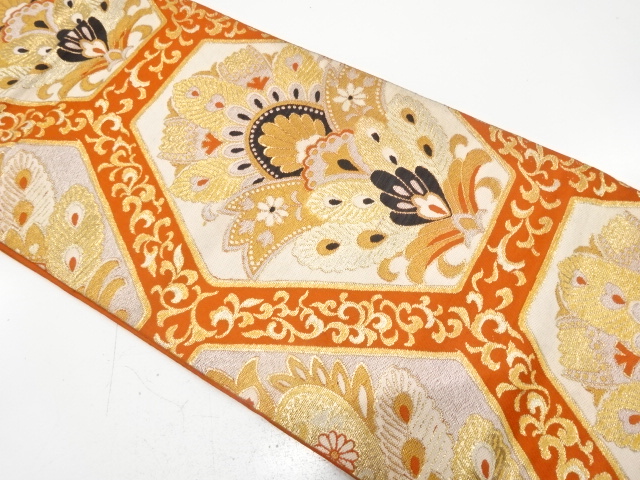 Japanese Kimono / Antique / Fukuro Obi Silk